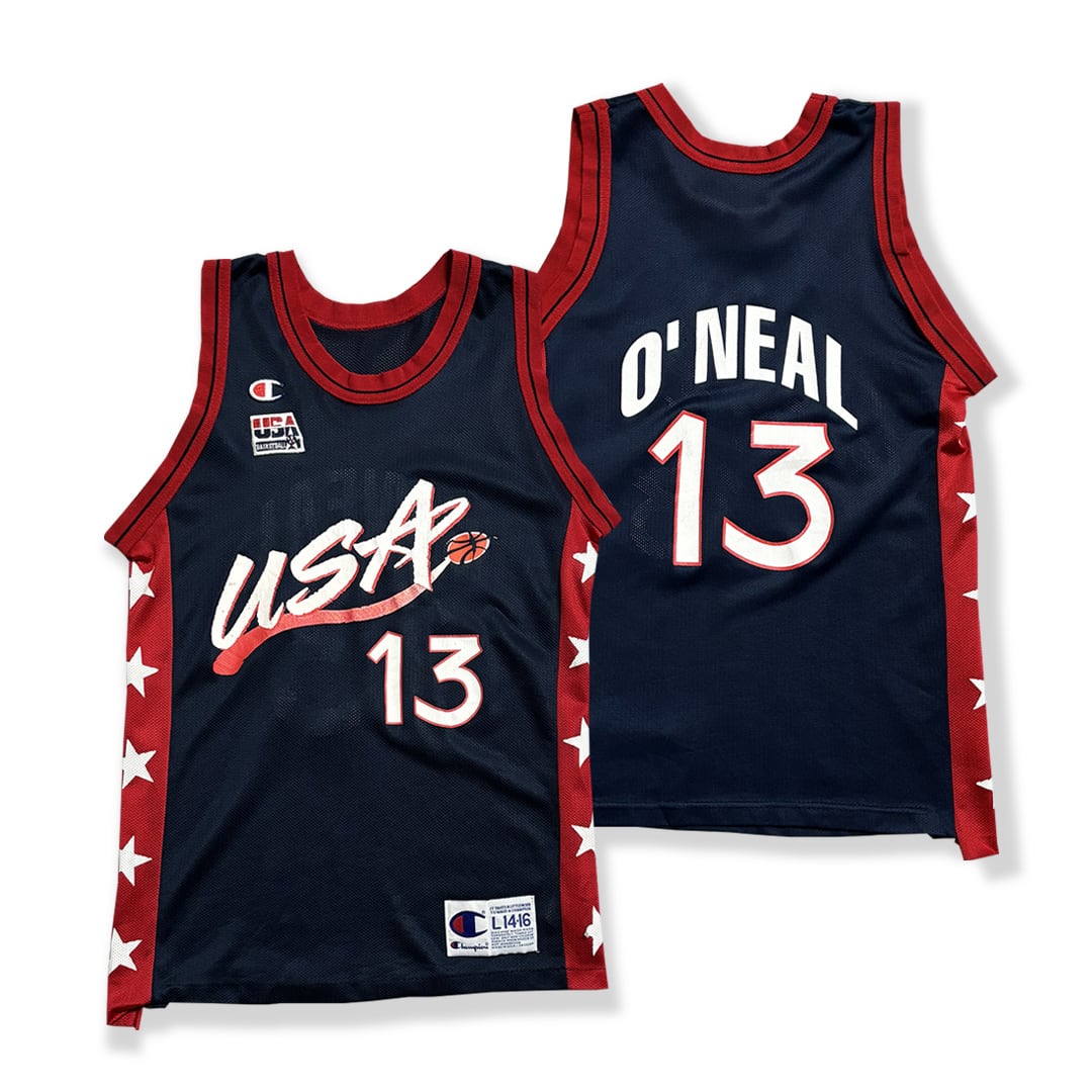 Shaquille O'Neal 【USA】 Kids Game Shirt. Champion