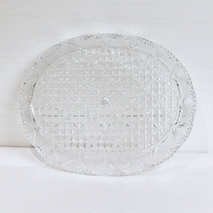 HOYA・保谷クリスタル・大皿・深皿・No.200321-101・梱包サイズ80