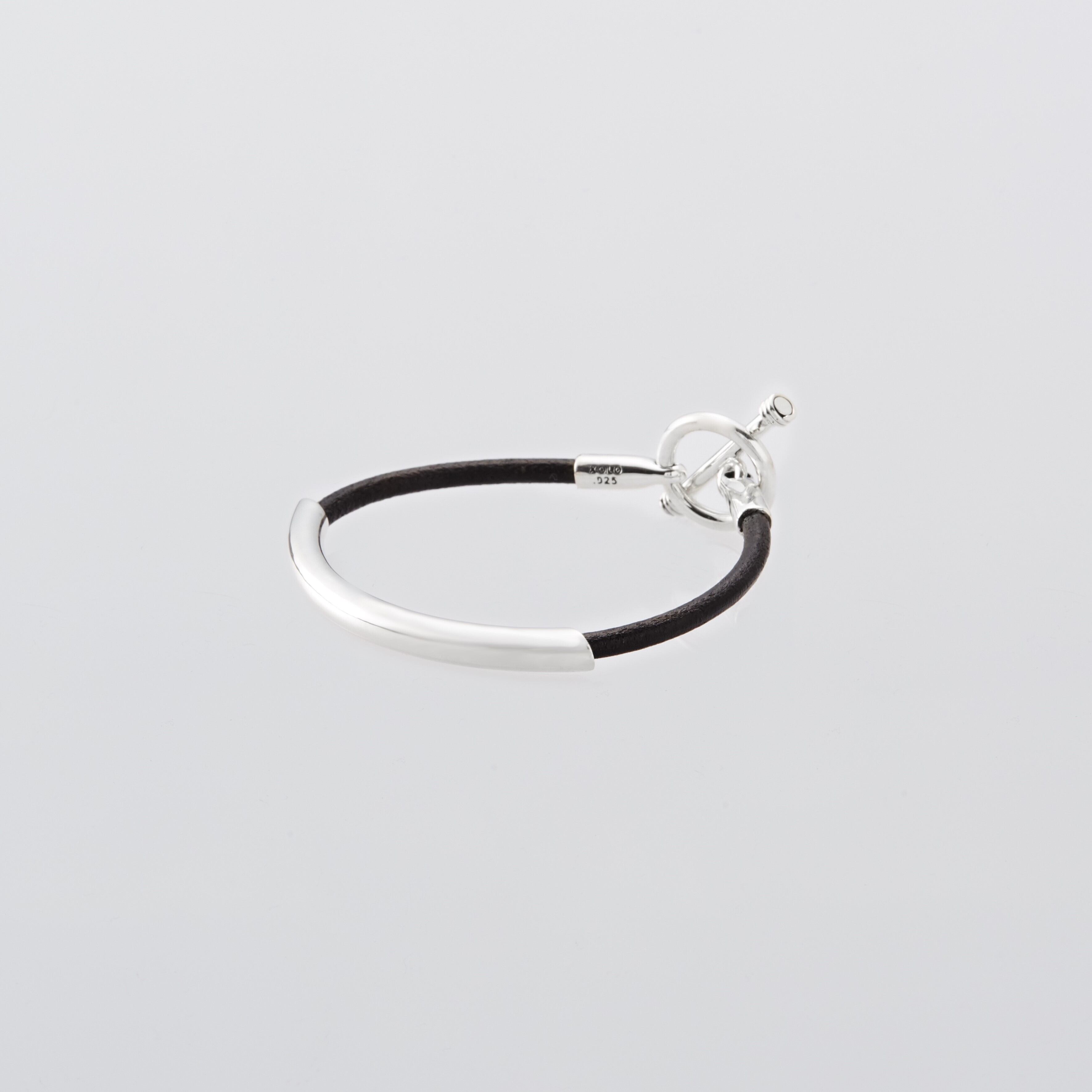 XOLO JEWELRY ショロジュエリー】ROUND LEATHER BRACELET ラウンド