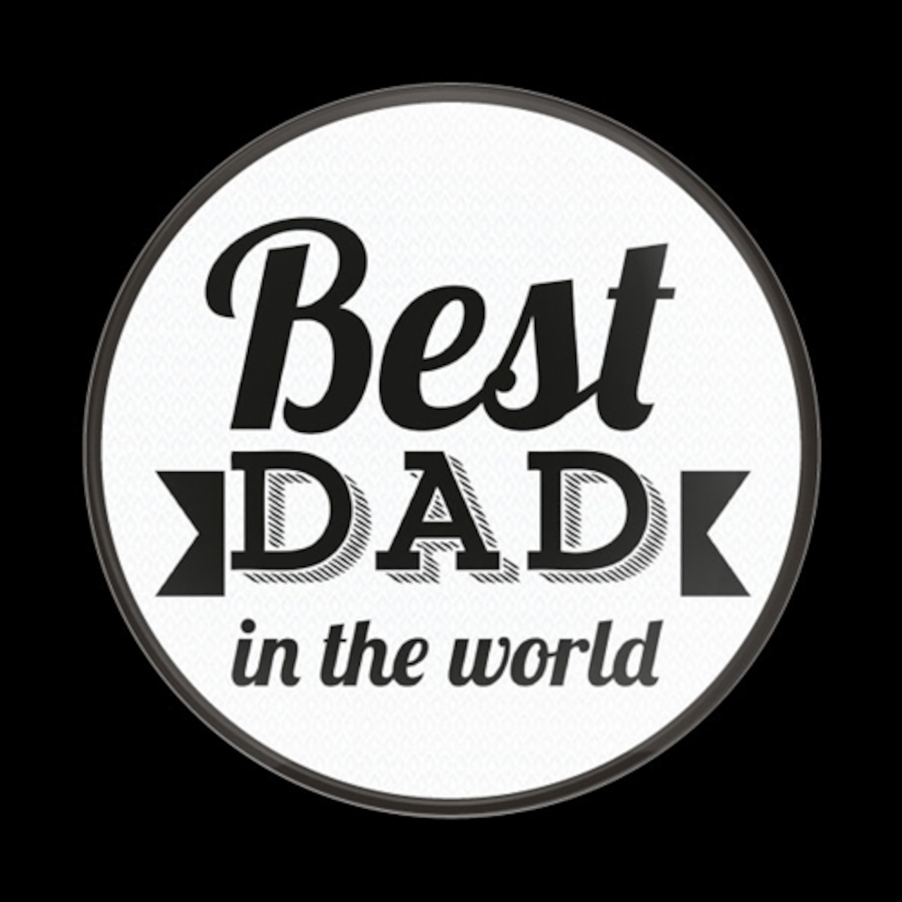 160番 ゴーバッジ BEST DAD IN THE WORLD