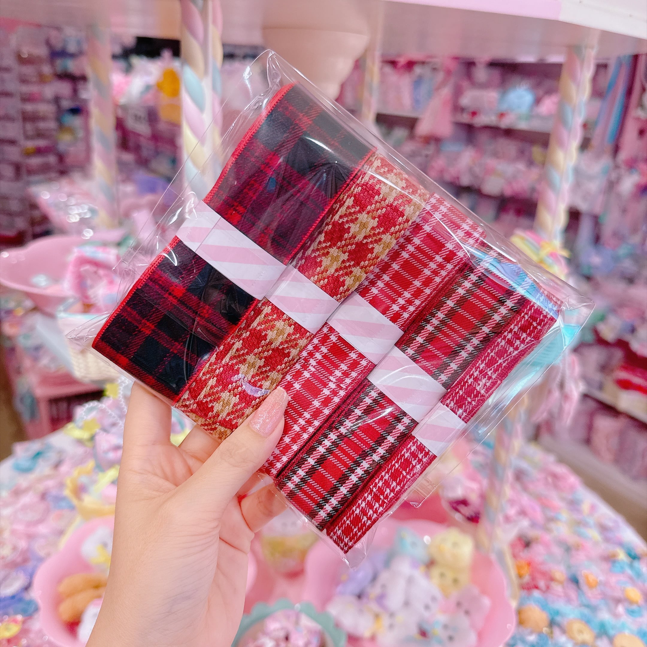 【特価】秋冬リボン2m×5種セット