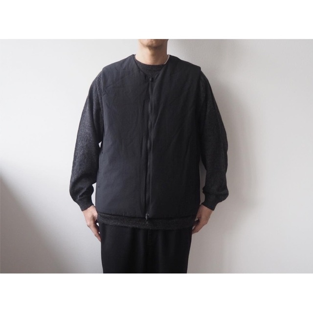 LAMOND (ラモンド) Nylon Cotton Reversible Down Vest | AUTHENTIC 
