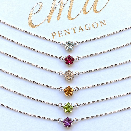 【受注販売】【数量限定】【オリジナル】『ema Pendant+ ～ペンタゴン～』（五芒星　ペンダント）（11月中旬に発送予定）