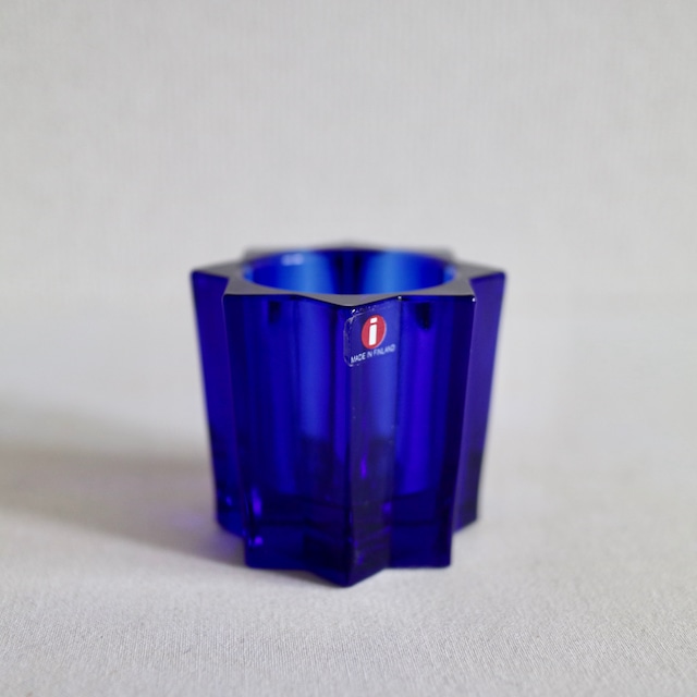 [SOLD OUT] Iittala イッタラ / Tahti タハティ キャンドルホルダー コバルトブルー