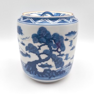 京焼・千古窯・水指・地文山水・茶道具・No.251020-08・梱包サイズ80