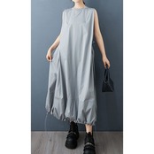 コクーン シルエット ロングワンピース 30150
