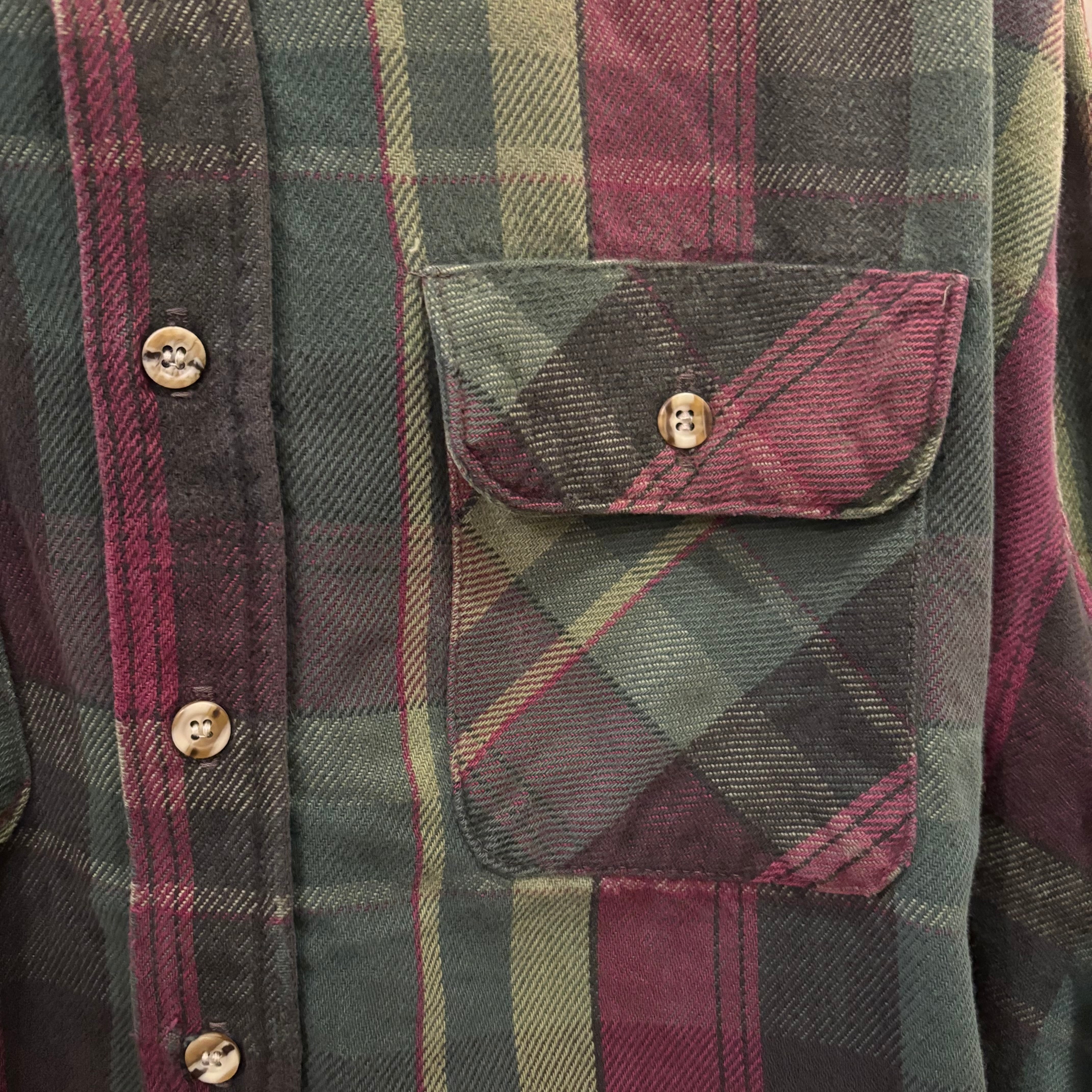 90S FIVE BROTHER FLANNEL BIG SIZE SHIRT | BerBerJin / & BerBerJin