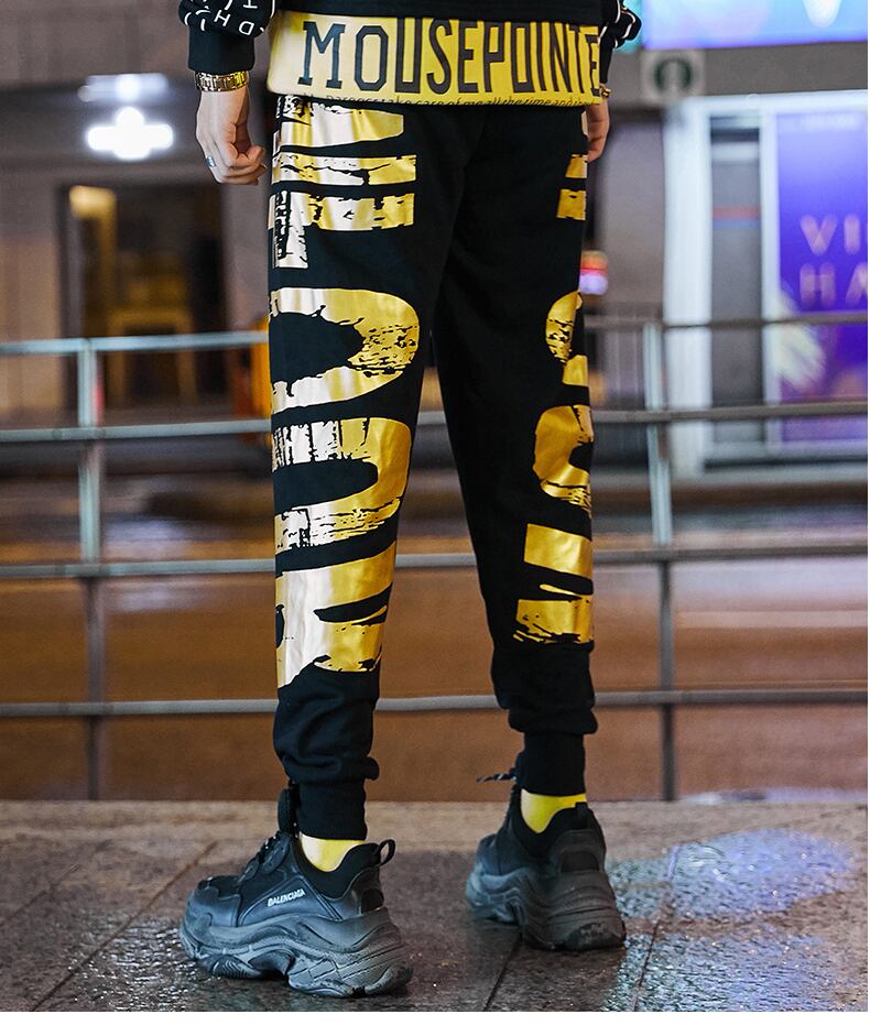 全1色 スウェットパンツ プリント カジュアル ストリート