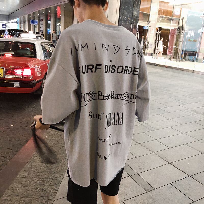 全3色 Tシャツ カットソー プリント カジュアル シンプル