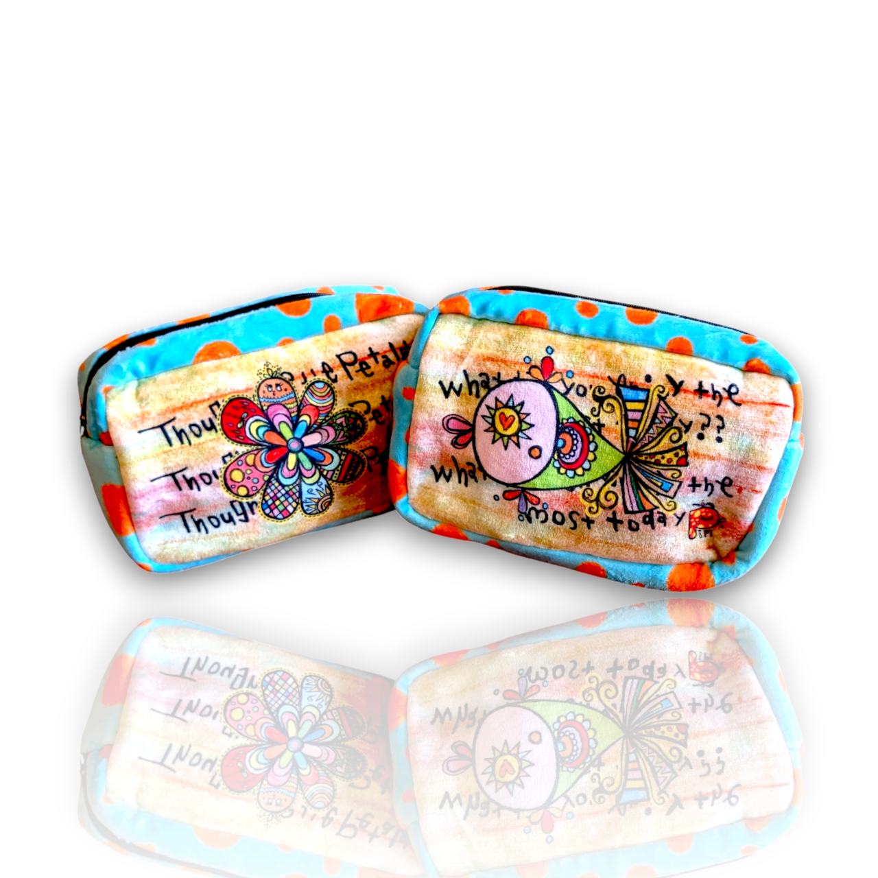 pipi もこもこポーチ 花びらの想いたち