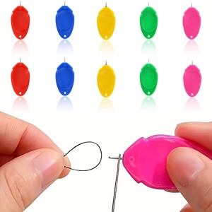 【新着特価】LYHMHAMY 針糸通しツール 5色 10個セット 糸通し器 DIY 手縫い用 刺しゅう用具 簡単糸通し 裁縫道具 手芸