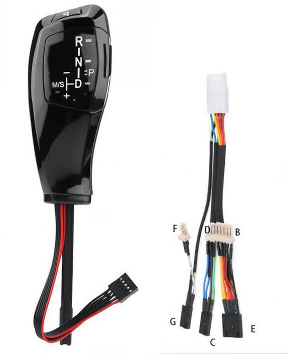 シフトノブ オートマチック LED 右運転席車体 BMW 1シリーズ E81 E82