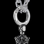 クラウンレオペンダントトップ オールシルバー