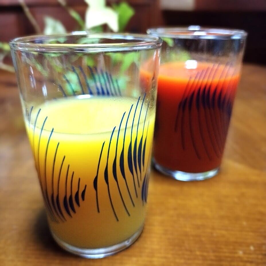 プリントグラス｜青｜透明コップ｜シンプル | 伏見屋ガラス店