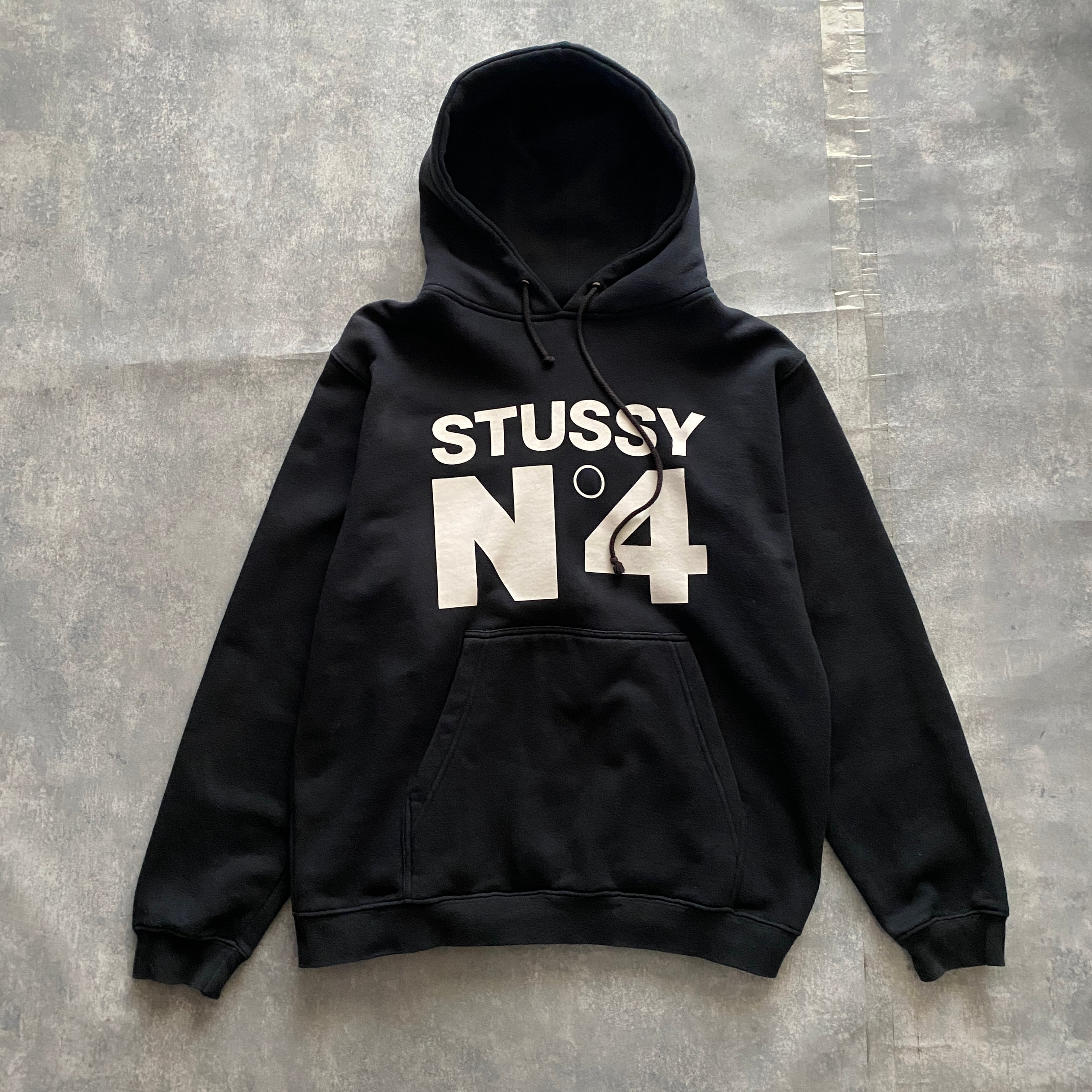 【希少XL】 90s OLD STUSSY ステューシー パーカー ブラック