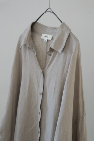 Euro loose-fit lithuania linen shirt