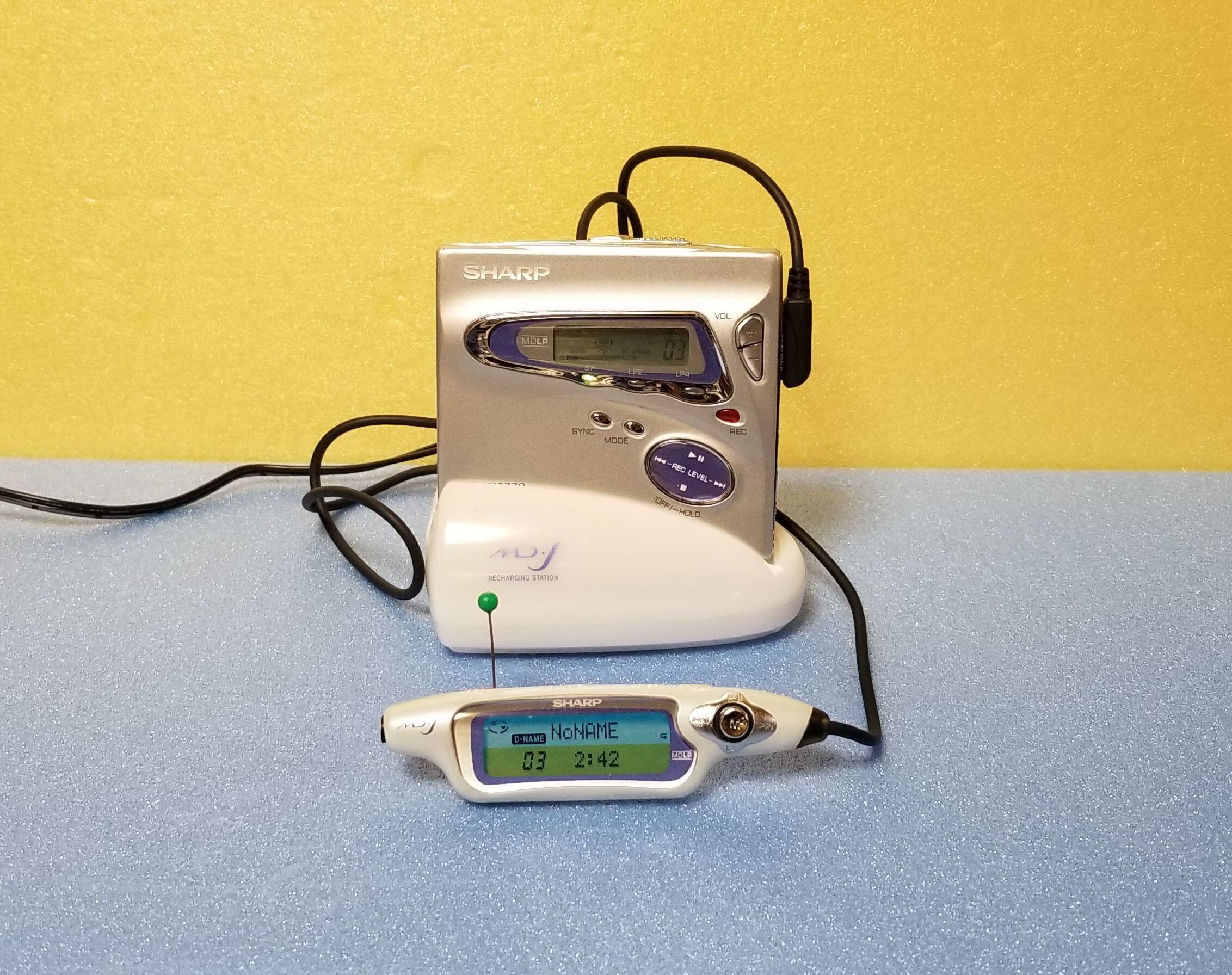 SHARP MD-MT770 ポータブルMDレコーダー Amazon.co.jp: SHARP シャープ MD-MT770-A ブルー ポータブルMD