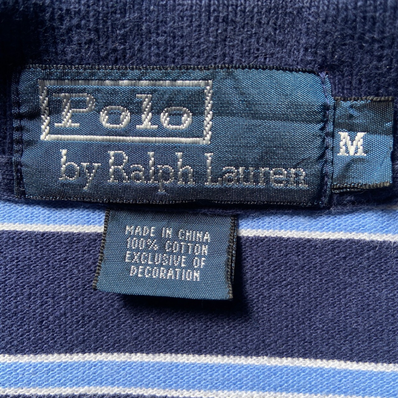 Polo by Ralph Lauren オールドラルフローレン ボーダー柄 鹿の子 