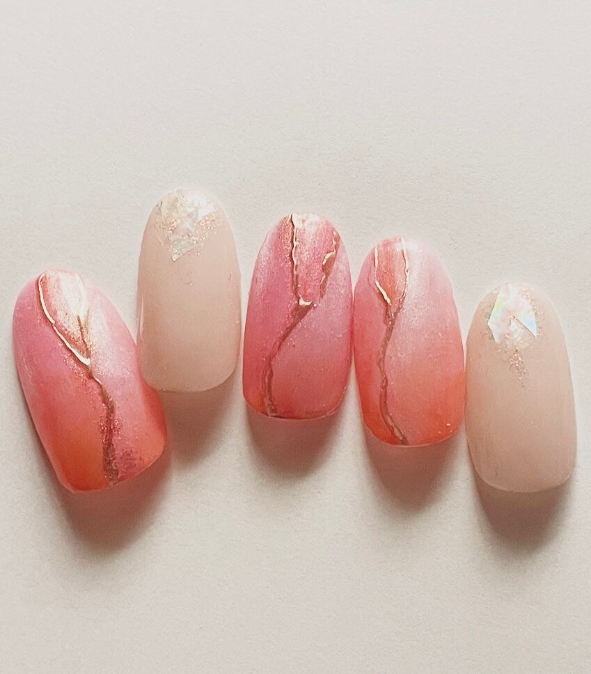 petal stained glass 〜 花弁 ステンドグラス 〜 | kanako nail ネイル