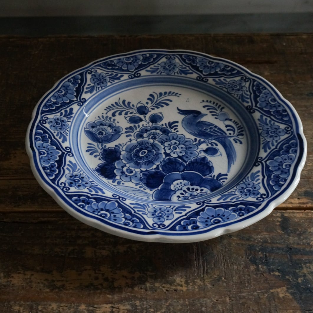 古いオランダの陶器皿