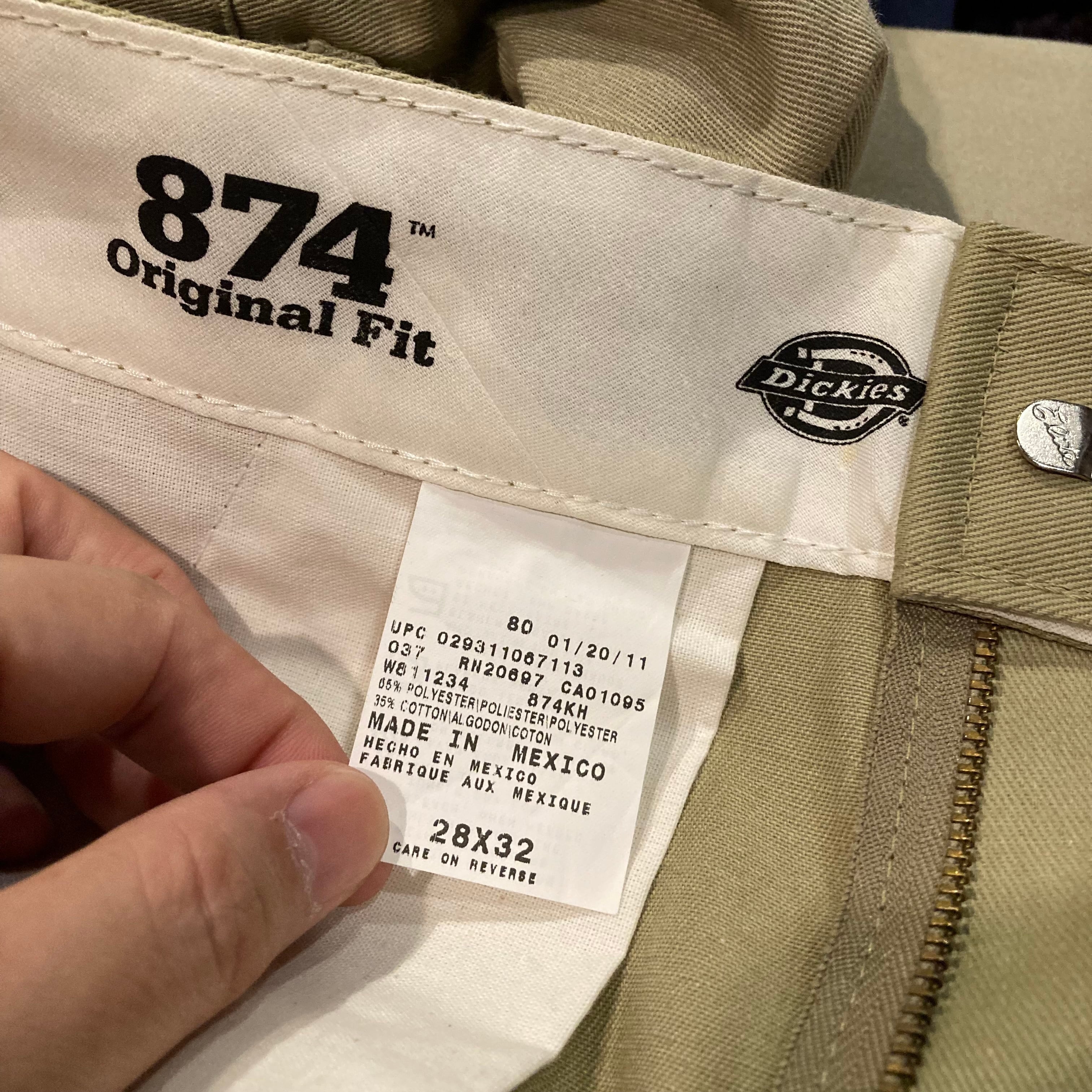 MEXICO製 Dickies ディッキーズ ワークパンツ 874 ベージュ