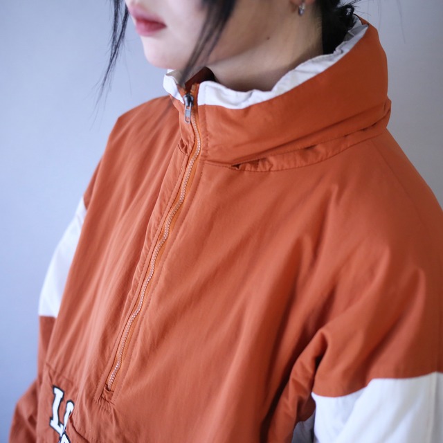 "STARTER " Texas Longhorns nylon pullover half-zip jacket