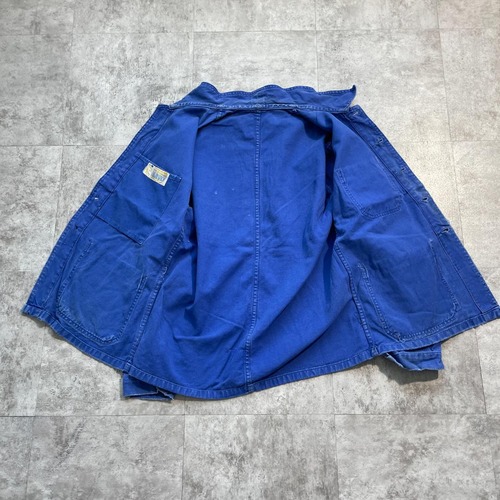 50s SAVO 刺繍タグ コットンツイル フレンチワークジャケット 詳細写真3