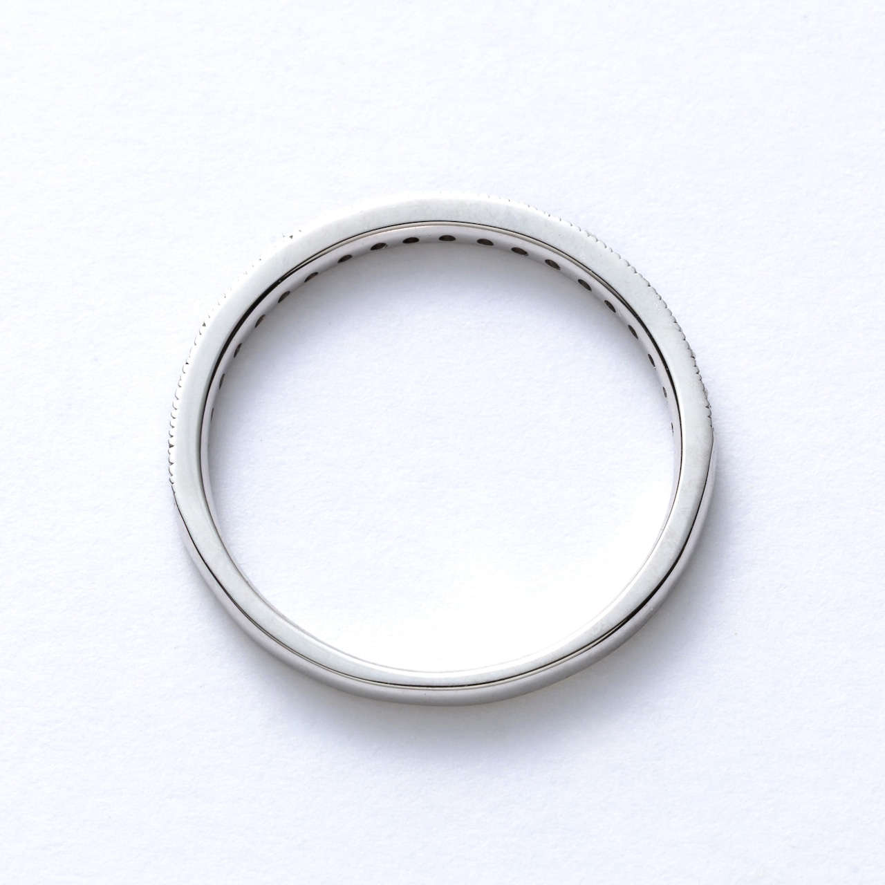 〈受注生産〉K10WG ダイヤモンド ピンキーリング