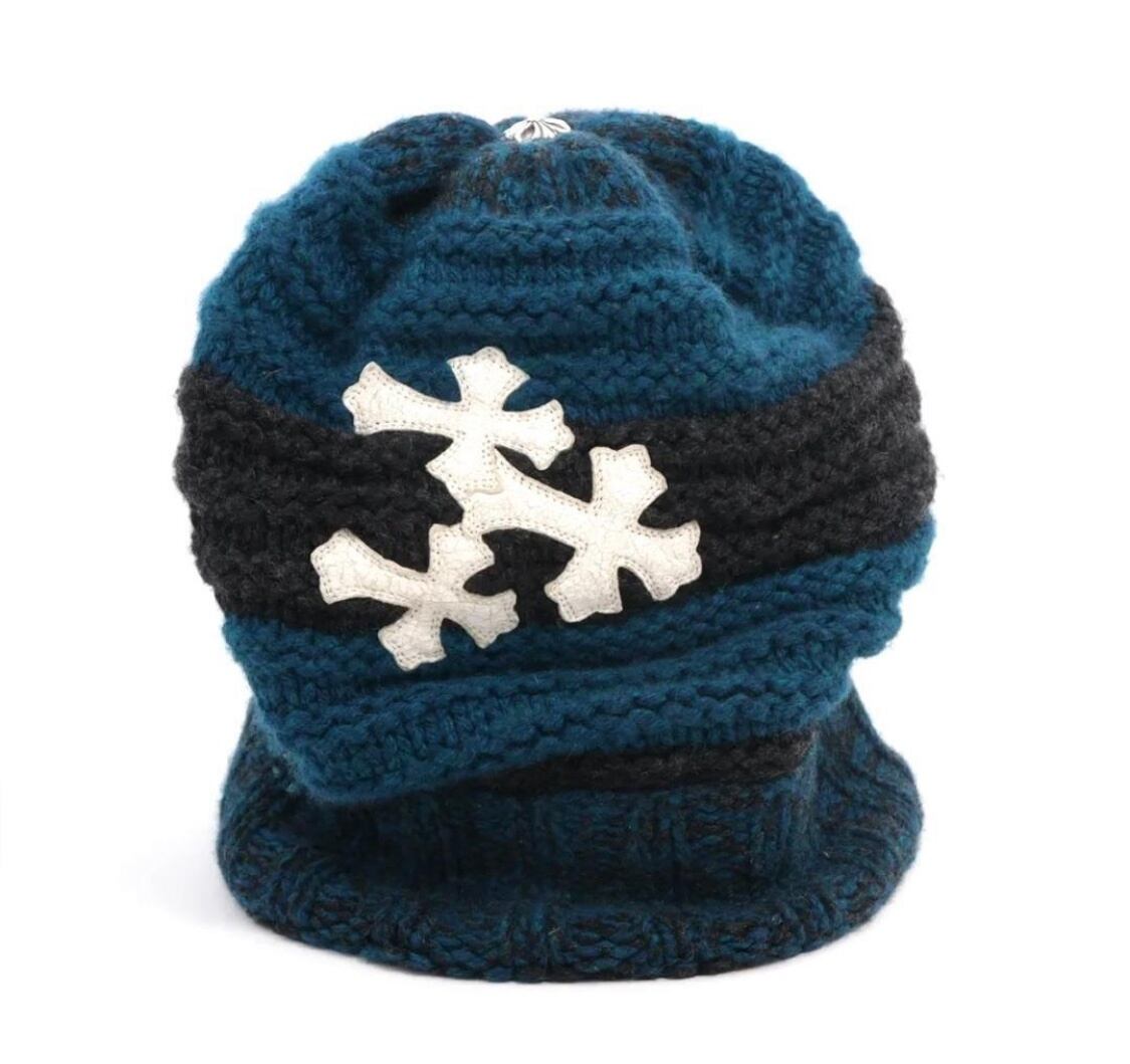 CHROME HEARTS クロムハーツSLOUCHY BEANIE CROSS ビーニー ニット帽 ニットキャップ