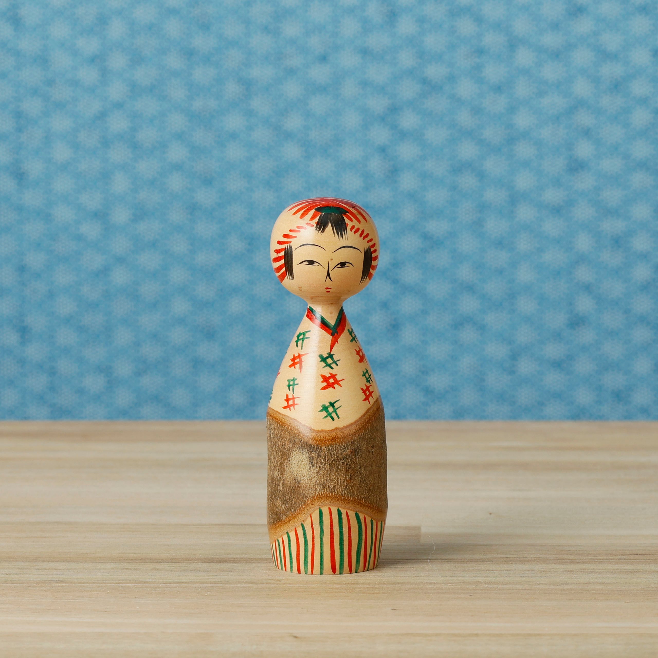 こけし蓋と陶器の小物入れ】作並系 加納陽平工人 7.5cm | Kokeshi lid