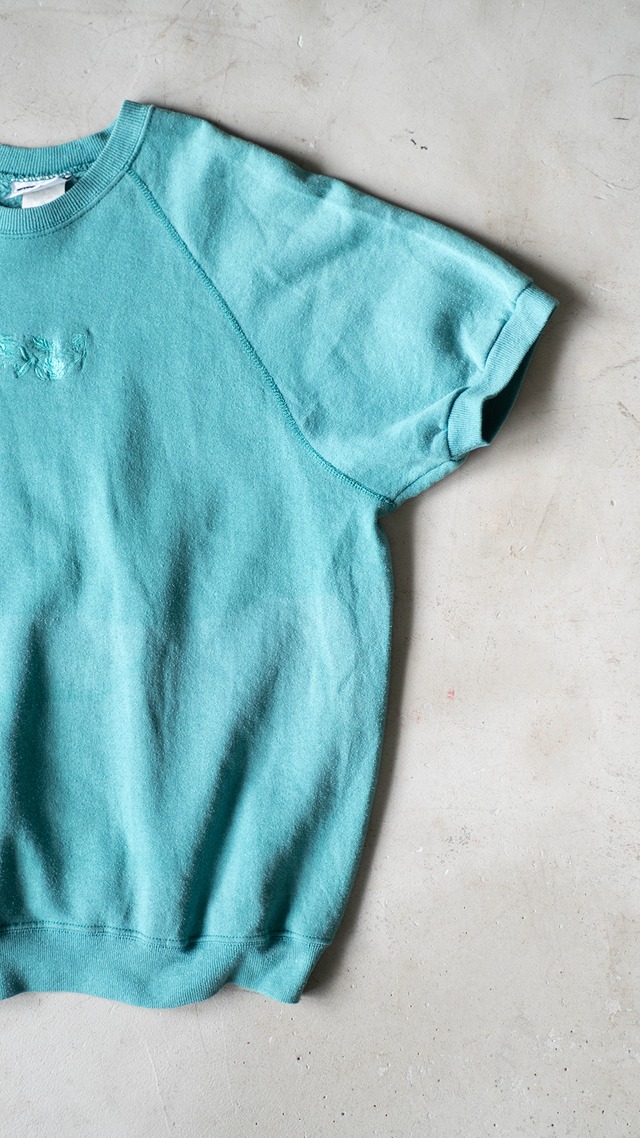 "Lee" 1980s Embroidery shortsleeve sweat