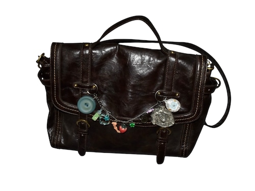 NETSU − Button Trinket Brown Bag