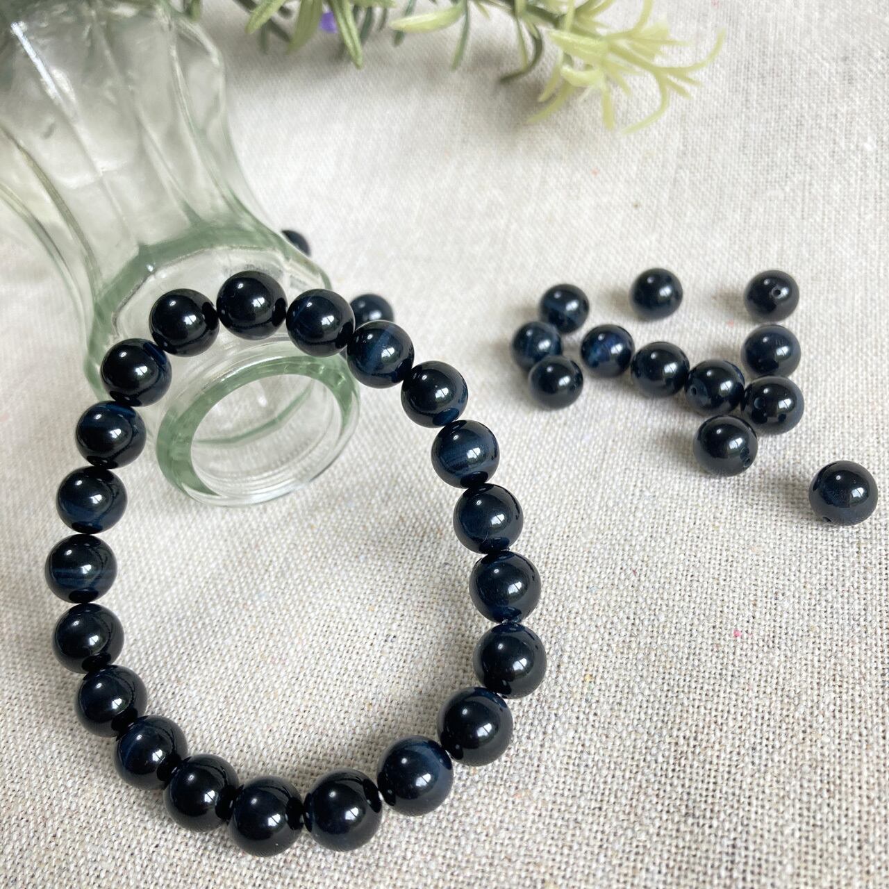 天然石ブレスレット(ブルータイガーアイ)