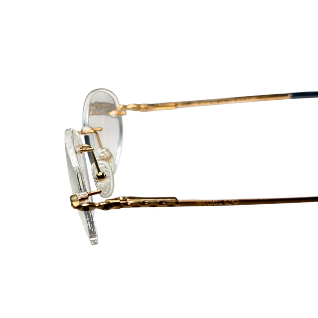 vintage TIFFANY LUNETTES 23k gold plated glasses “T660”