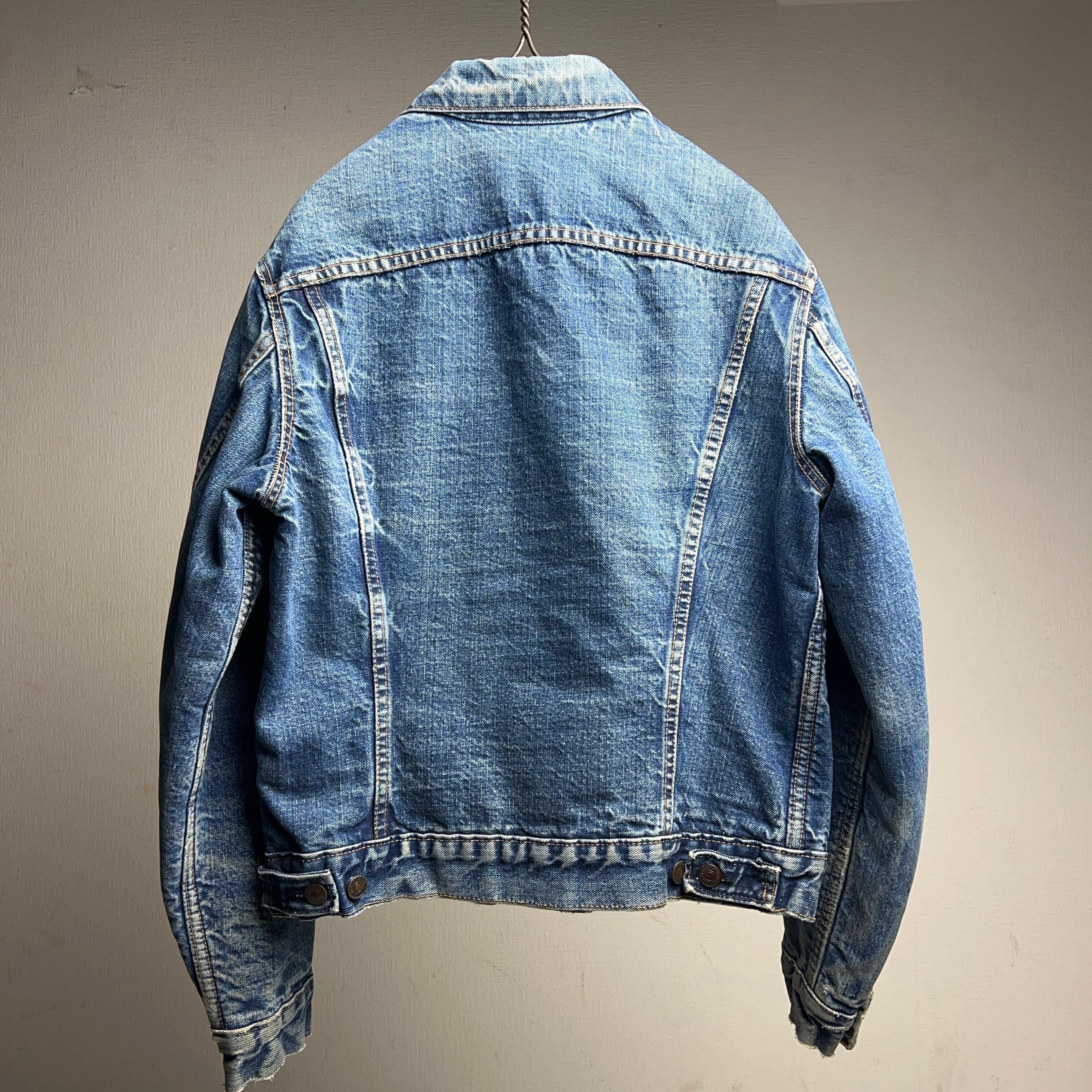 60's~70's LEVI'S 70505-0317 Blanket Lined BIG E Denim Jacket 60