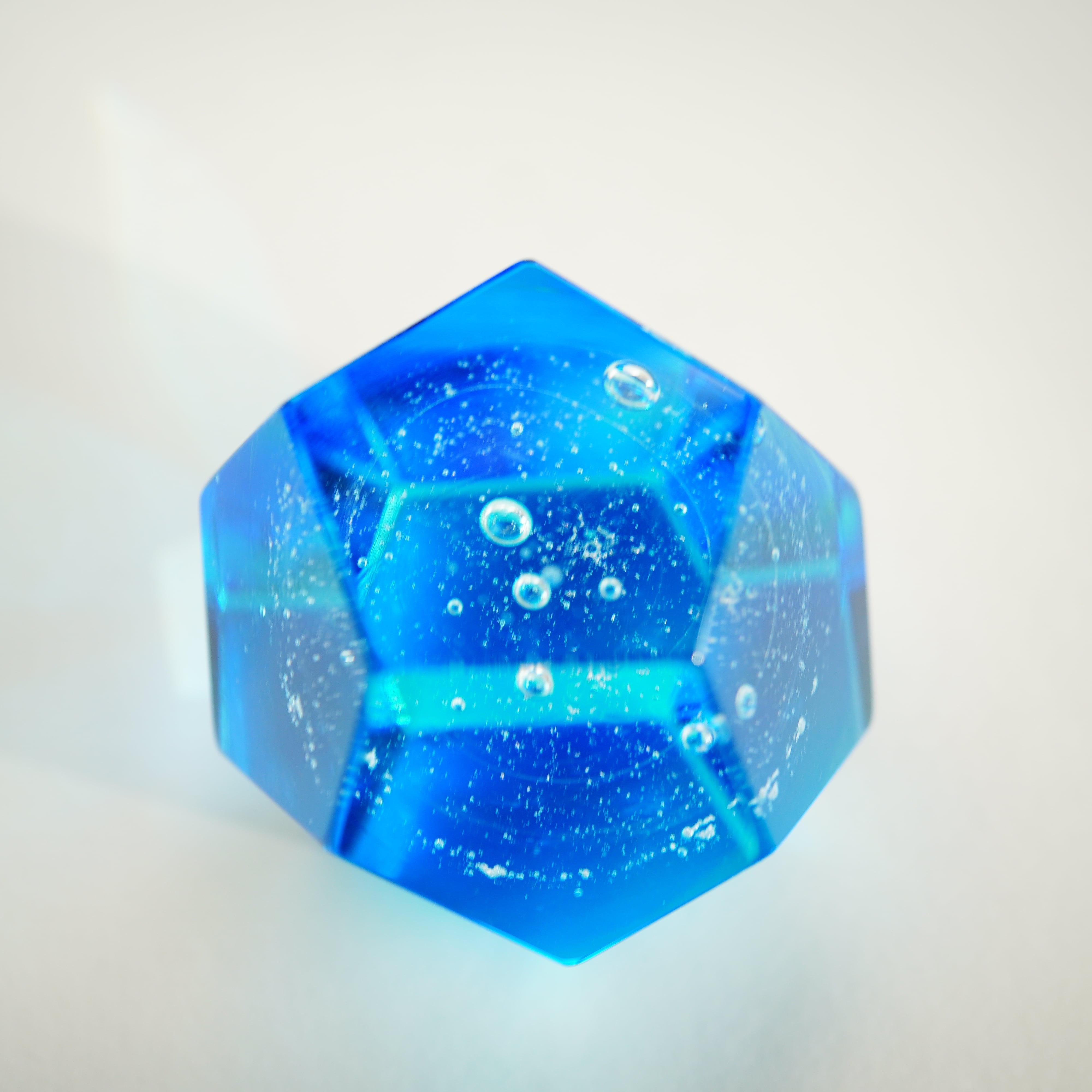 No.1173 空想鉱石硝子 『蒼澄空・十二面体』