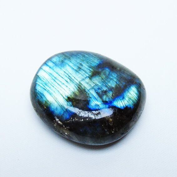 ラブラドライト 原石 タンブル 一点物 171-6039