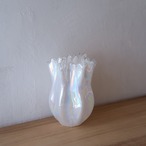 白いオーロラの花瓶