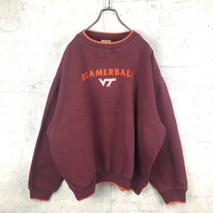 REDOAK スウェット ラインリブ 刺繍