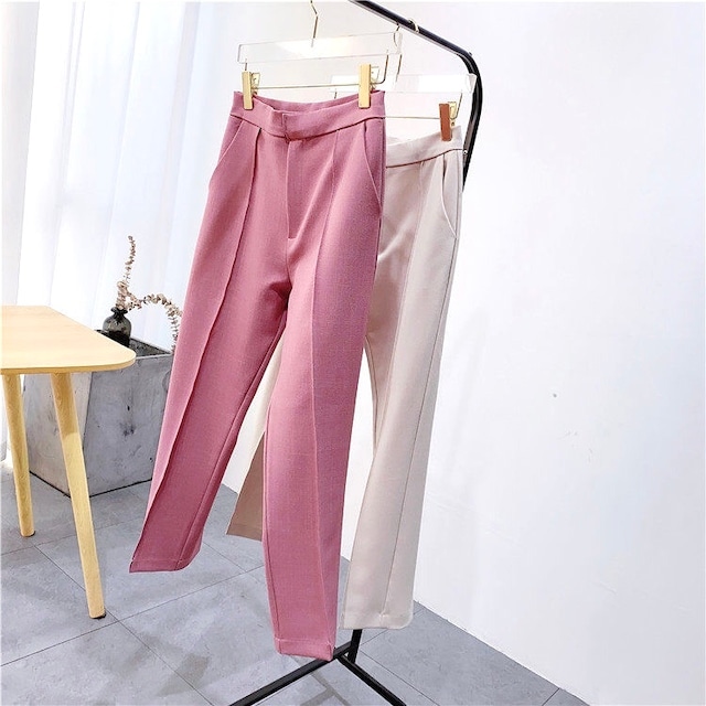 Tapered pants　(White・Pink)