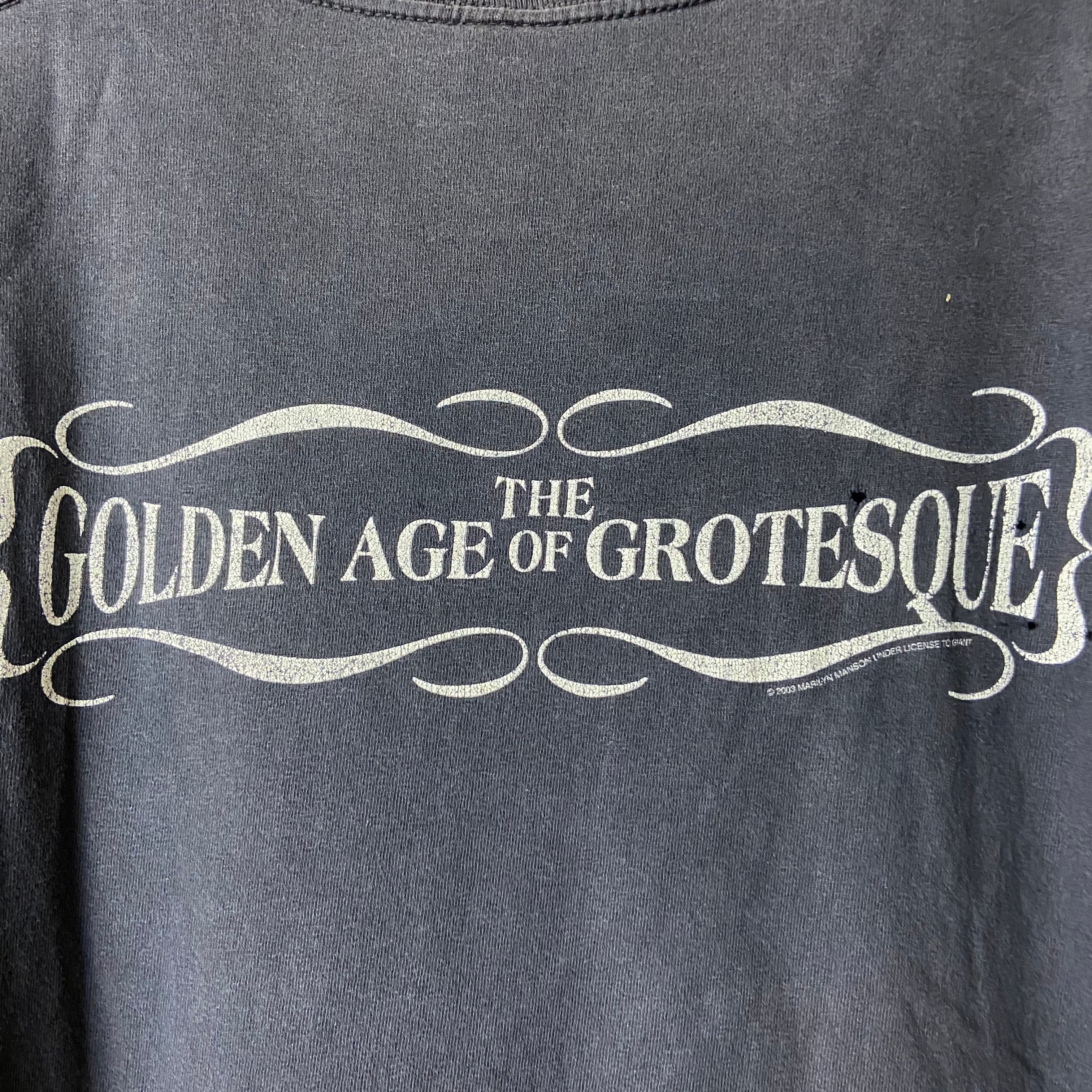 vintage 2003's MARILYN MANSON music tee 「the golden age of