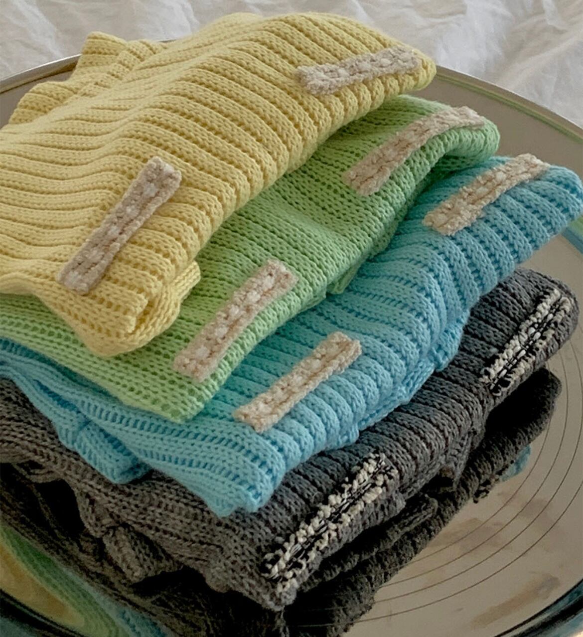 【seenii】SoftSoap cardigan (melon)