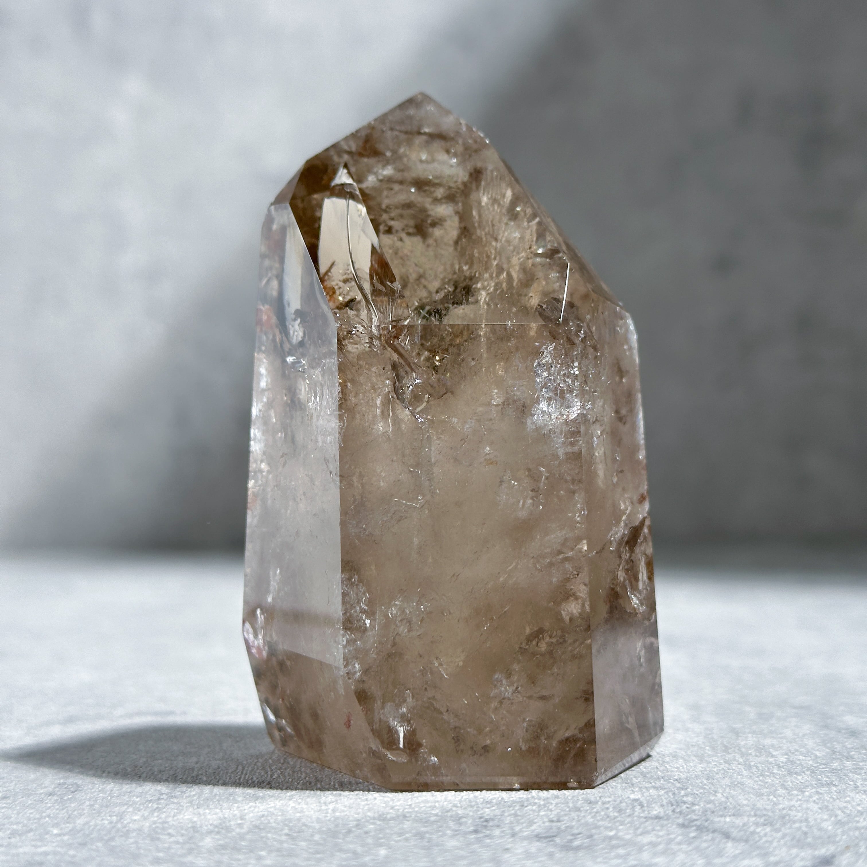 虹◎スモーキークォーツ タワー71◇ Smoky quartz ◇天然石・鉱物 