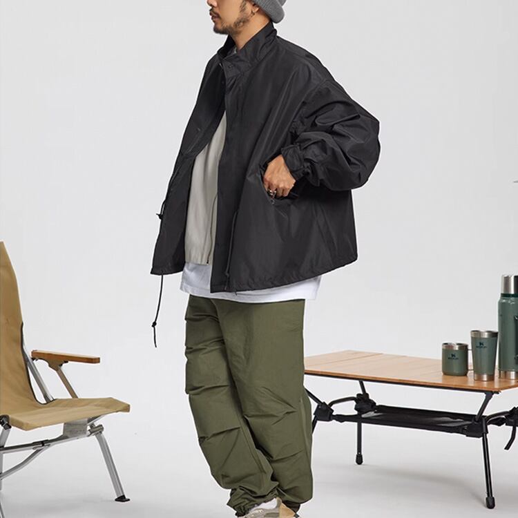 ★SOLID COLOR DRAWSTRING JACKET　　　A0731