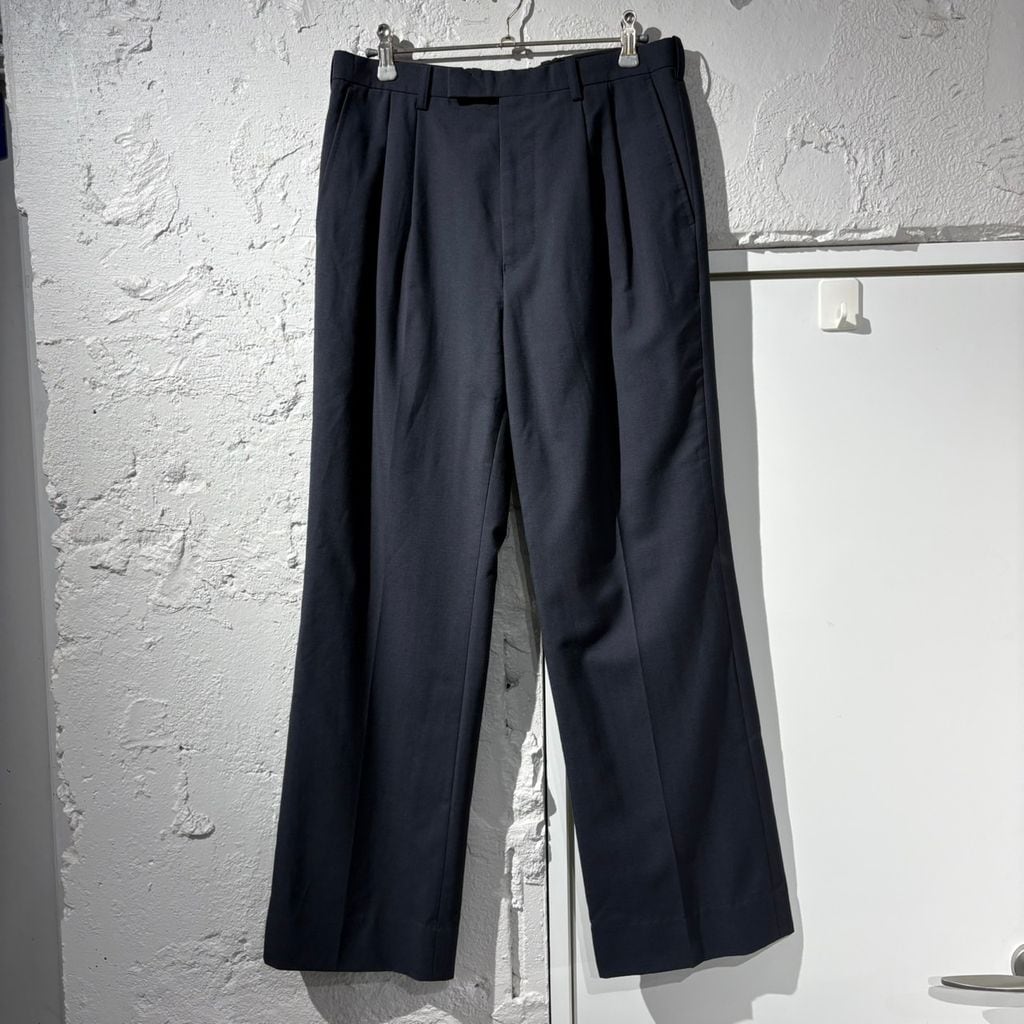 LAD MUSICIAN ラッドミュージシャン 21SS Two-Tuck Slim Flare Slacks