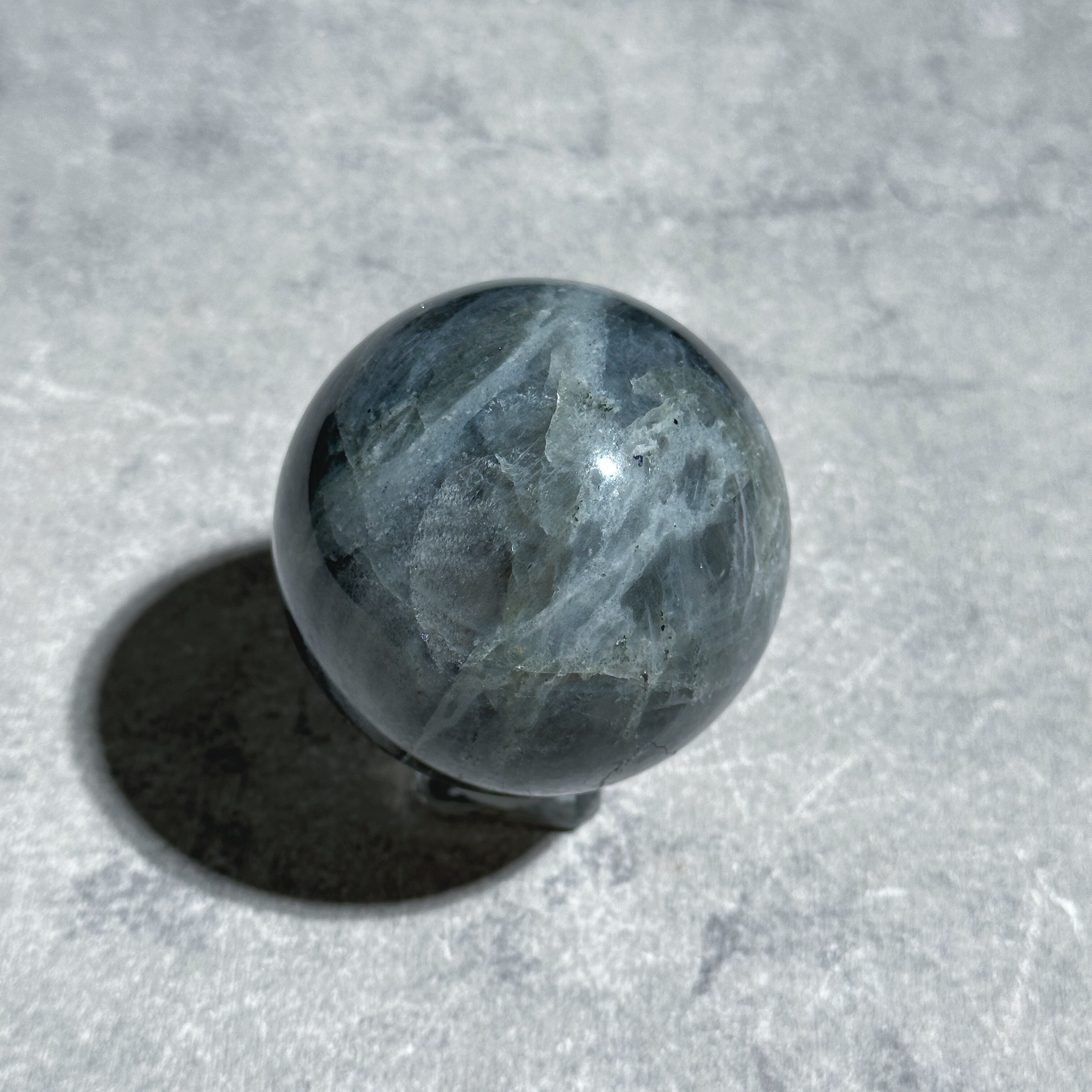 天然ラブラドライト特大スフィア 120mm ポリッシュ グレーのラブラドライト スフィア 12◇ Labradorite Sphere ◇天然石