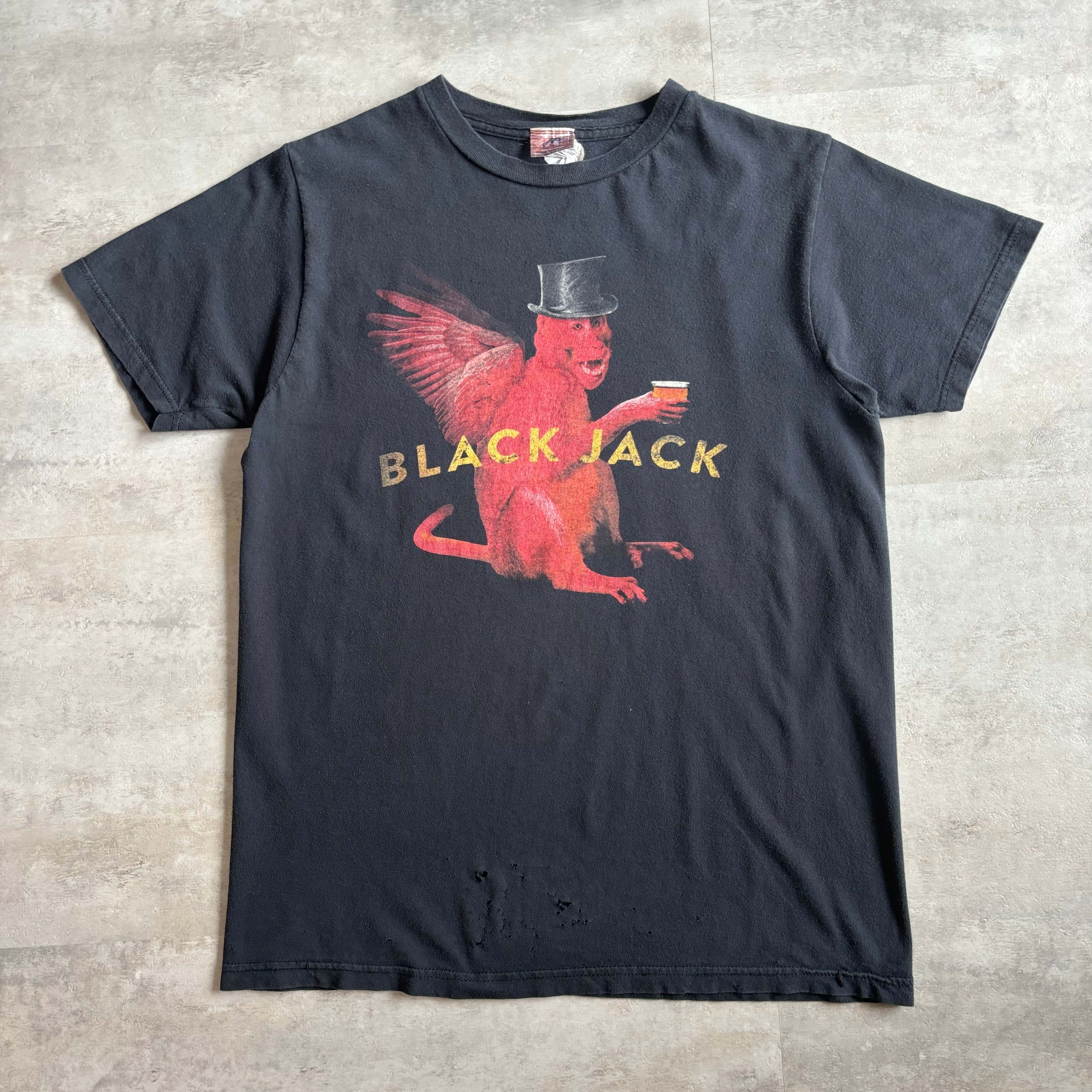 《Msize》ウイスキー BLACK JACK ブラックジャック お酒 Tシャツ no.3296