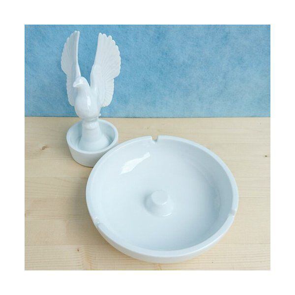 アウトレット】有田焼 ハト 灰皿・花器・インテリア 99-081 | MARUFUKU