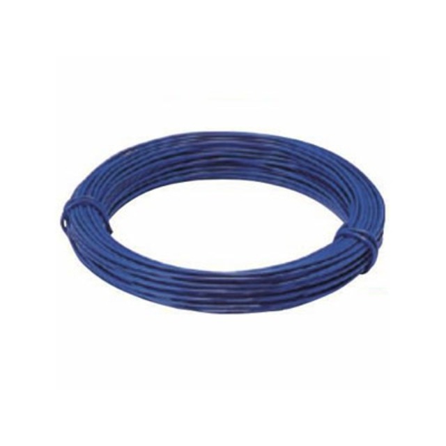 アンテナ支線ワイヤーφ1.6mmビニール被フク青30m巻