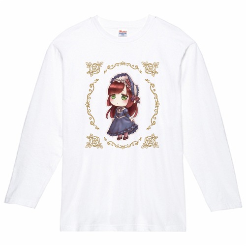 クラシカルロリィタちゃん長袖Tシャツ ホワイト